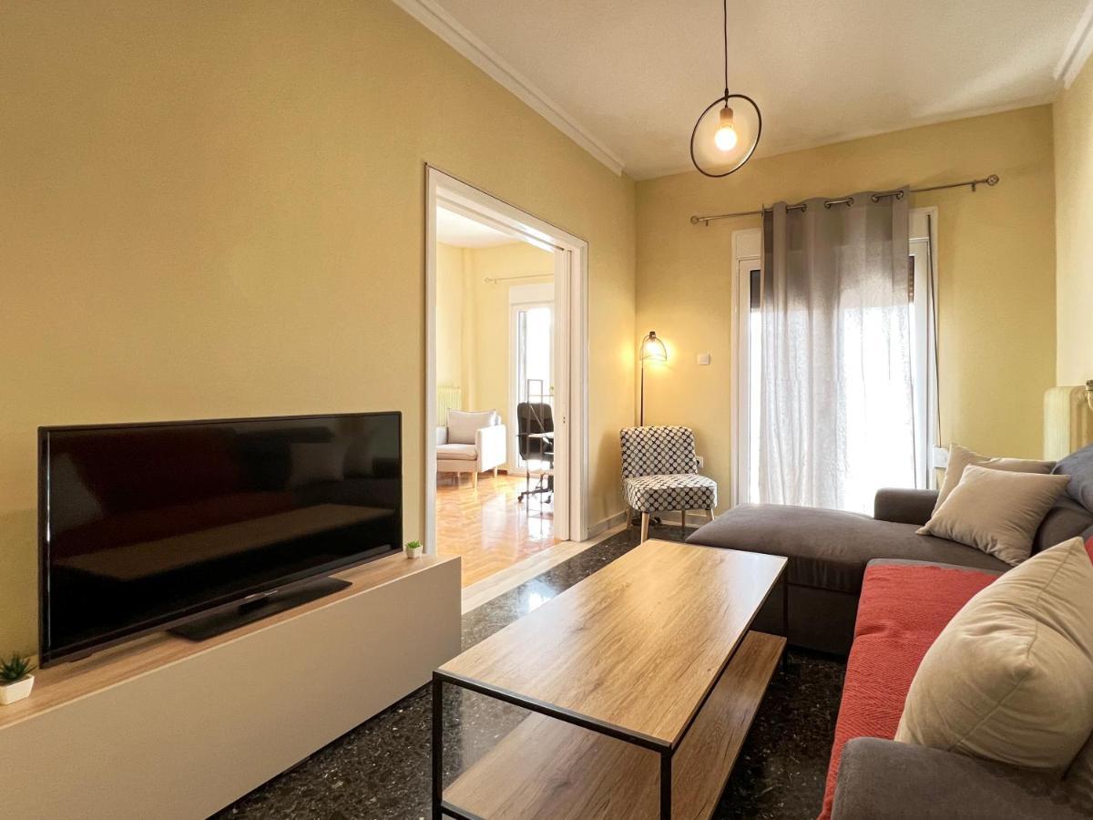 Chiou Spacious 90Sqm Apt In Афіни Екстер'єр фото