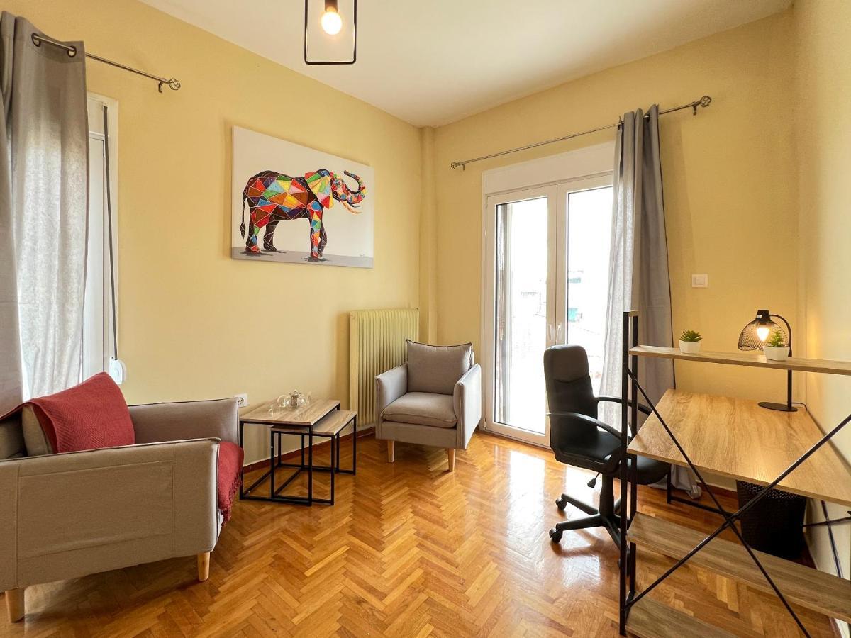 Chiou Spacious 90Sqm Apt In Афіни Екстер'єр фото